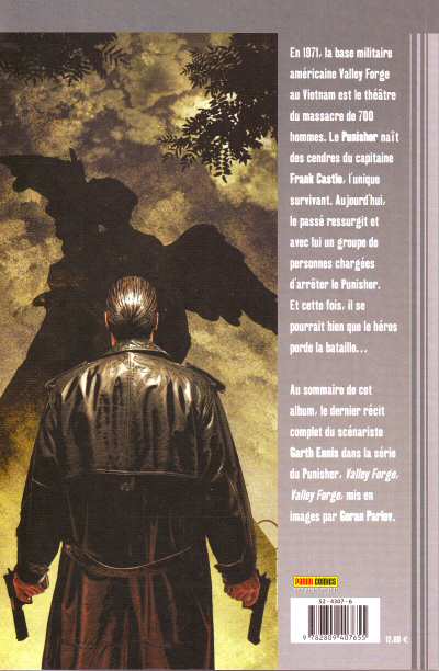 Verso de l'album Punisher Tome 13 Valley forge, Valley Forge