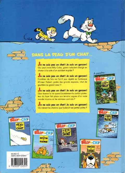 Verso de l'album Billy the Cat Tome 5 L'œil du maître