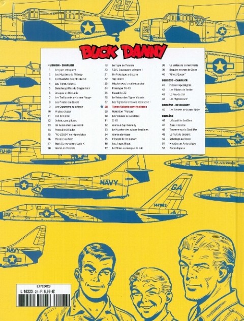Verso de l'album Buck Danny Tome 28 Tigres Volants contre pirates