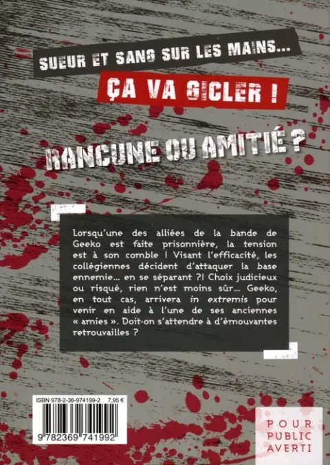 Verso de l'album Bloody Delinquent Girl Chainsaw 6