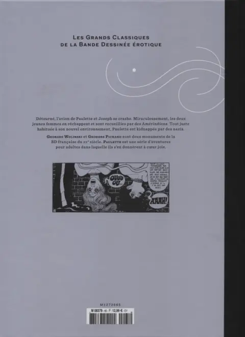 Verso de l'album Les Grands Classiques de la Bande Dessinée Érotique - La Collection Tome 65 Paulette - Tome 4
