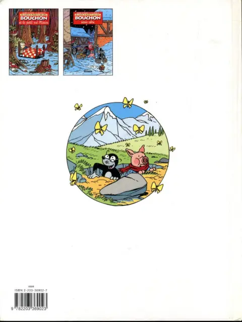 Verso de l'album Les aventures de Bouchon le petit cochon Tome 2 Bouchon sans abri