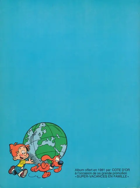 Verso de l'album Boule & Bill Globe trotters Tome 2