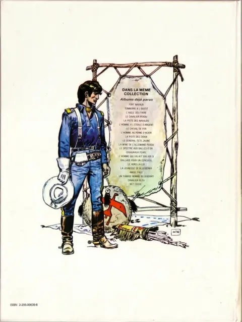 Verso de l'album Blueberry Tome 12 Le spectre aux balles d'or
