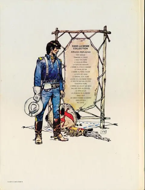 Verso de l'album Blueberry Tome 18 Nez cassé