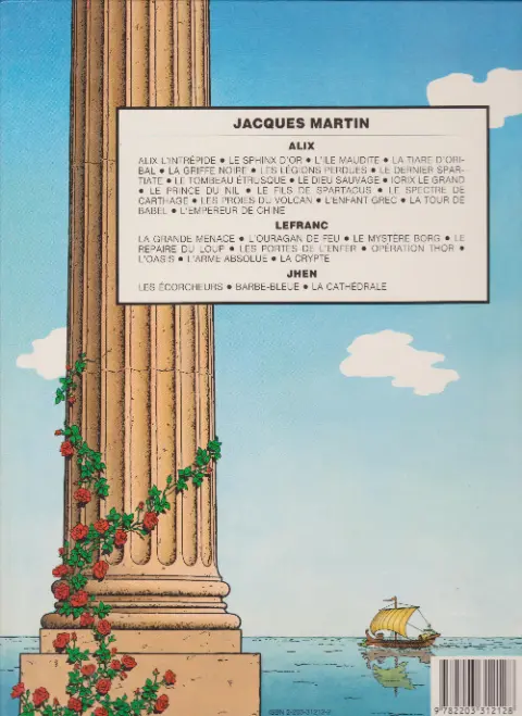 Verso de l'album Alix Tome 12 Le fils de Spartacus