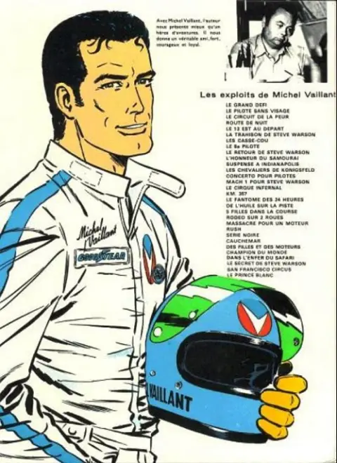 Verso de l'album Michel Vaillant Tome 12 Les Chevaliers de Königsfeld