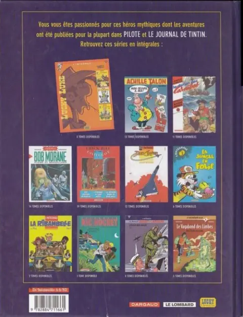 Verso de l'album Lucky Luke (2002) L'Integrale 11