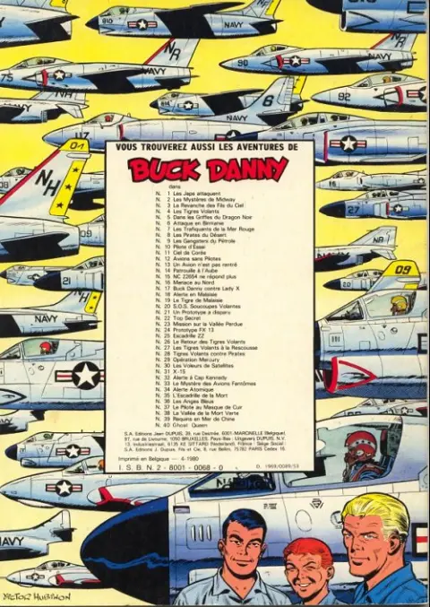 Verso de l'album Buck Danny Tome 31 X-15