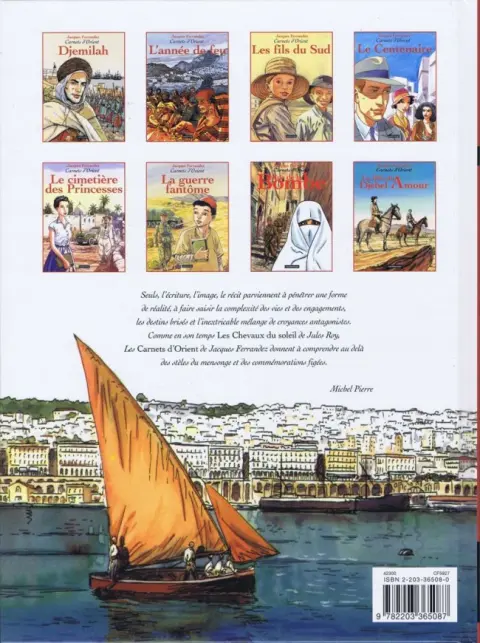 Verso de l'album Carnets d'Orient Tome 8 La fille du Djebel Amour
