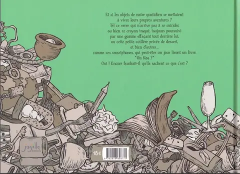 Verso de l'album Trucs Entre justice et mère