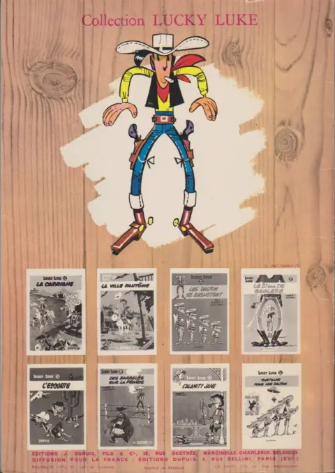 Verso de l'album Lucky Luke Tome 5 Lucky Luke contre Pat Poker