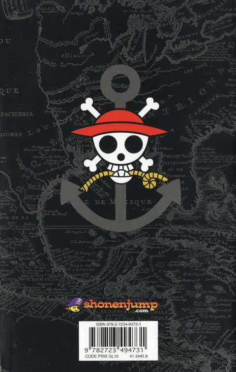 Verso de l'album One Piece Tome 17 Les cerisiers d'Hiluluk