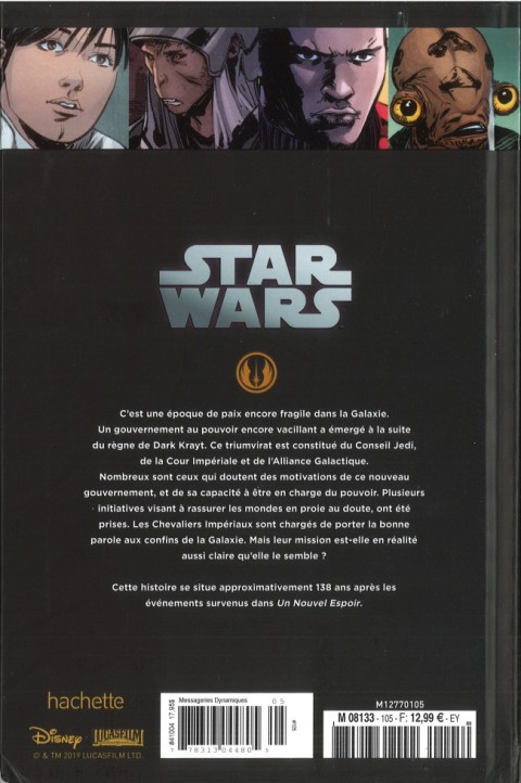 Verso de l'album Star Wars - Légendes - La Collection Saison 105 Star Wars Legacy Saison II - I. Terreur sur Carreras