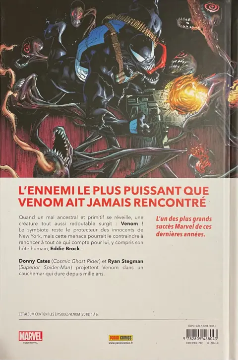 Verso de l'album Venom Tome 1 Rex