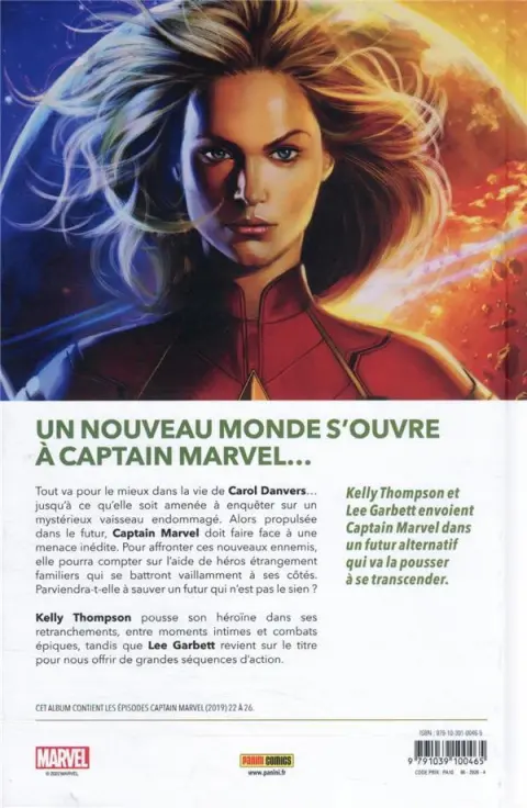 Verso de l'album Captain Marvel 5 Un nouveau monde