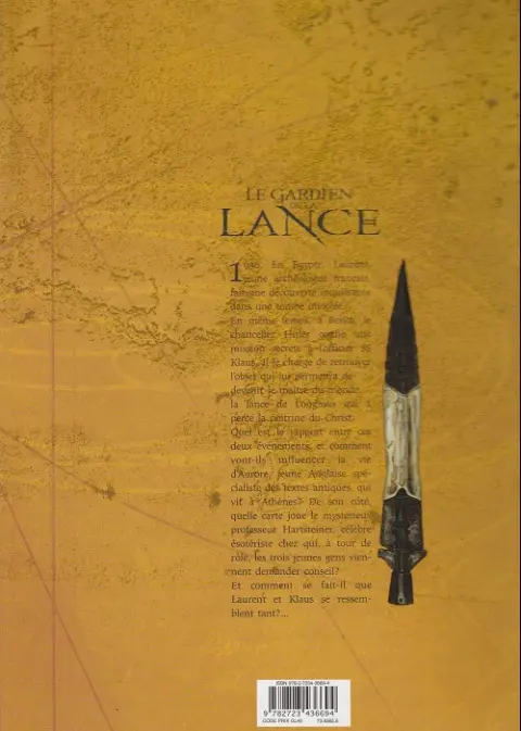 Verso de l'album Le Gardien de la Lance Tome 1 Les frères