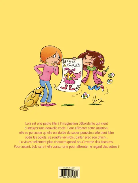 Verso de l'album Lola (presque) super 1 Amis pour la vie !
