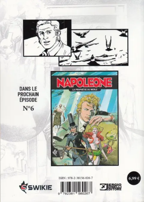 Verso de l'album Napoleone N° 5 Conte d'Automne
