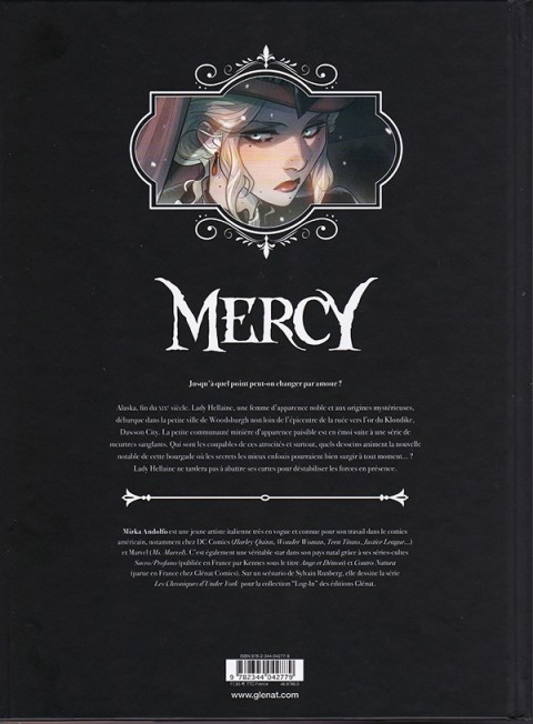Verso de l'album Mercy Tome 1 La Dame, le Gel et le Diable