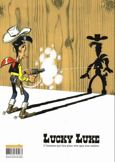 Verso de l'album Lucky Luke Tome 13 Le juge