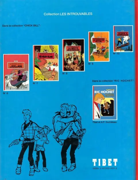 Verso de l'album Chick Bill Tome 5 Alerte à Marraccas