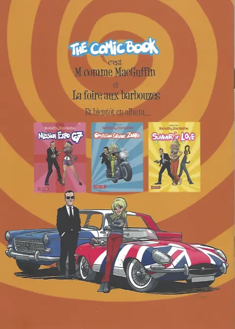 Verso de l'album MacGuffin & Alan Smithee The Comic Book