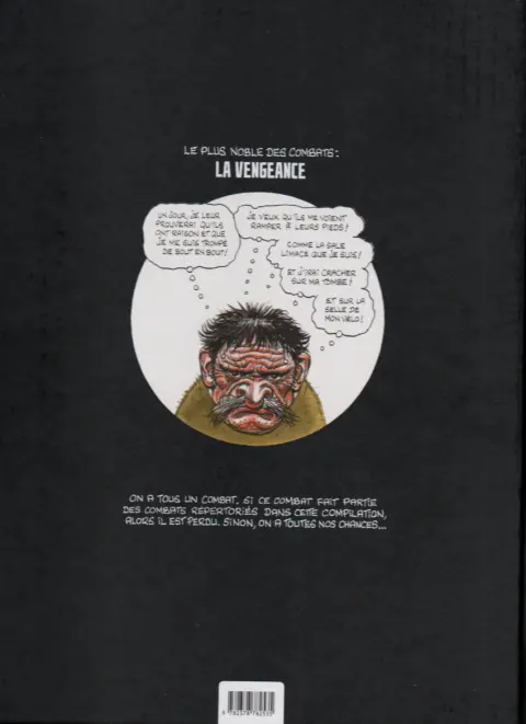 Verso de l'album Combats
