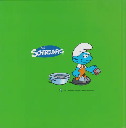 Verso de l'album Les schtroumpfs - À la découverte des métiers ! 19 Le Schtroumpf Maçon