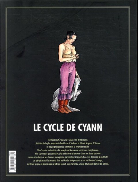 Verso de l'album Le Cycle de Cyann Intégrale Tomes 1 et 2 + La Clé des confins