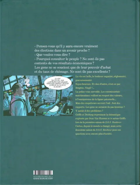 Verso de l'album S.O.S. Bonheur Saison 2 Volume 2