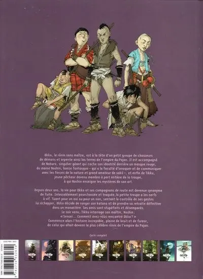 Verso de l'album Okko Tome 9 Le cycle du vide I