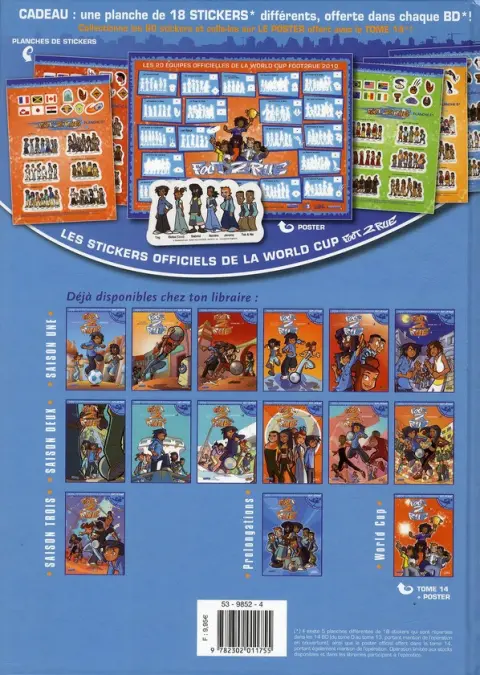 Verso de l'album Foot 2 rue Tome 8 Dakar