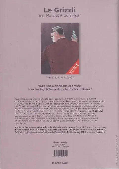 Verso de l'album Le Grizzli 1 Un drôle de Chabanais