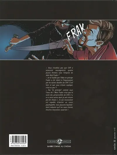 Verso de l'album Cliff and Co Tome 3 Commence le compte à rebours...