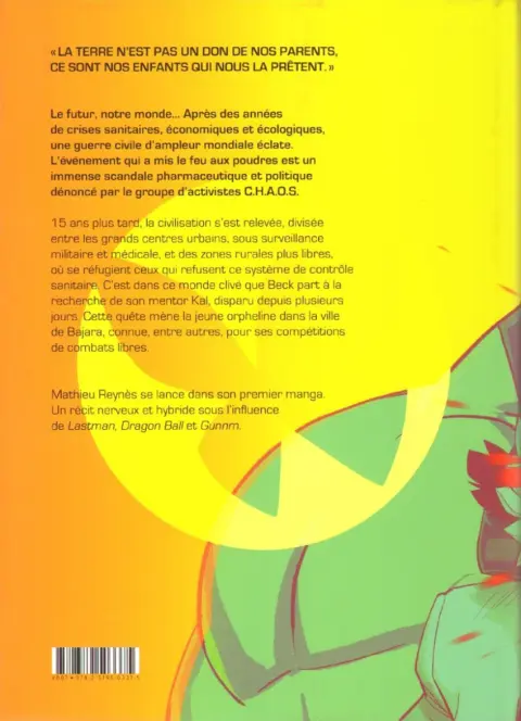 Verso de l'album La théorie du K.O. 1 Bienvenue à Bajara