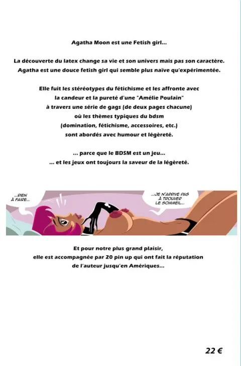 Verso de l'album Agatha Moon et autres gourmandises