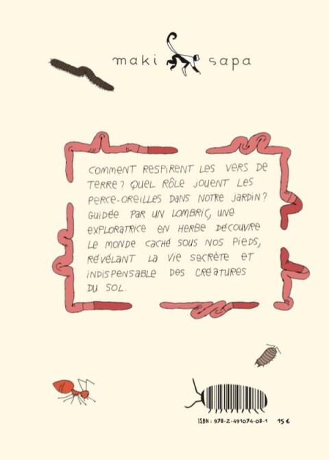 Verso de l'album Sous nos pieds Les gardiens de la terre