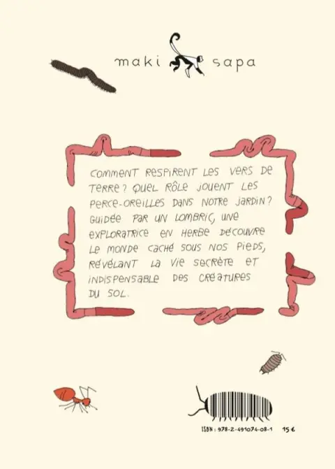 Verso de l'album Sous nos pieds Les gardiens de la terre