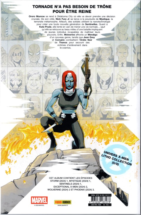 Verso de l'album X-Men 05