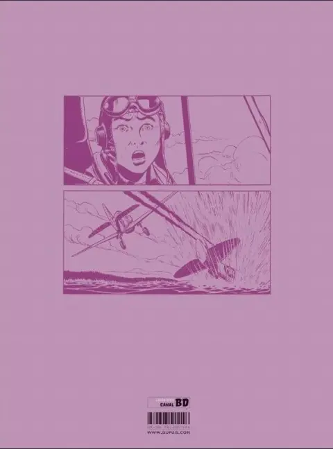 Verso de l'album Buck Danny - Origines Sonny Tuckson L'envol du Kid