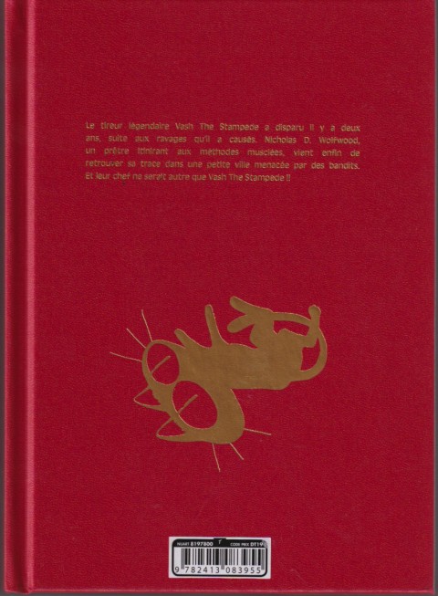 Verso de l'album Trigun maximum Perfect Edition 1