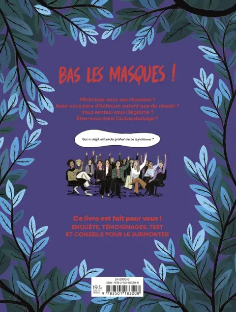 Verso de l'album Le syndrome de l'imposteure
