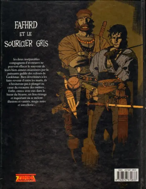 Verso de l'album Le Cycle des épées Tome 3 Le Prix de l'oubli