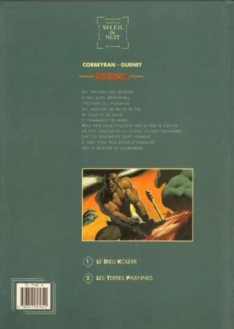Verso de l'album Dedal Tome 2 Les terres païennes