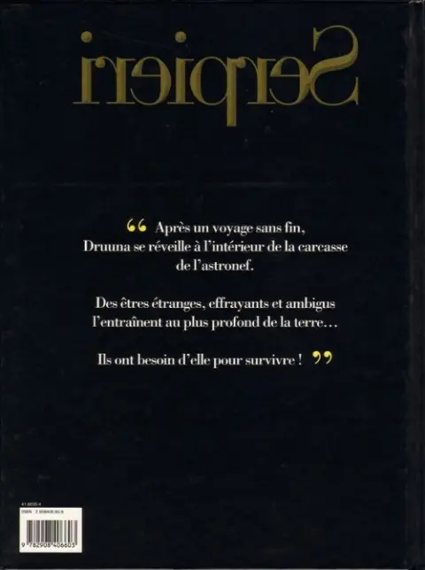 Verso de l'album Druuna Tome 7 La planète oubliée