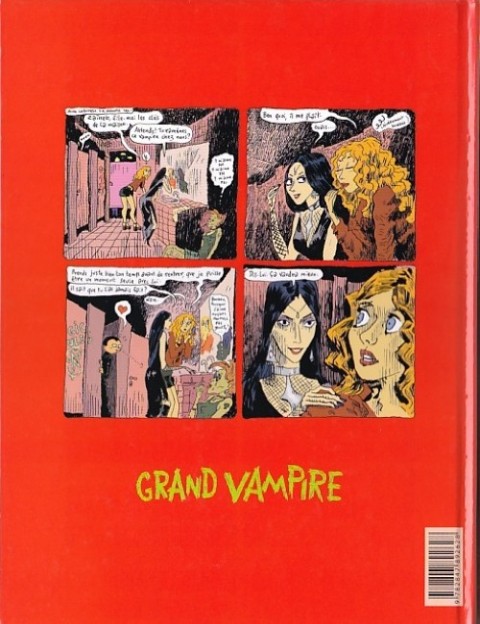 Verso de l'album Grand vampire Tome 5 La communauté des magiciens