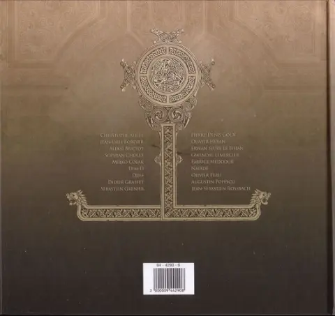 Verso de l'album Guerrières Celtes