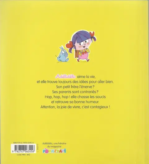 Verso de l'album Adélidélo Tome 1 Adélidélo le bonheur, c'est son boulot !