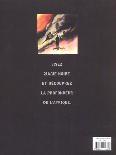 Verso de l'album Magie noire Tome 1